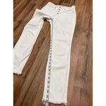Madewell 10" High Rise Skinny Crop White Jeans Button Fly Size 25 Photo 8