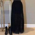 Free People Dreaming Of You Tutu Tulle Maxi Skirt size 0 in black Photo 2