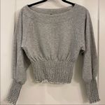 Urban Outfitters Out From Under Boat Neck Scrunch Waist Sweatshirt Medium Photo 1