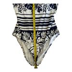La Blanca Women's One Piece Swimsuit Blue White Floral Size 16 Tummy control Photo 4