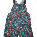 Duluth Trading Heirloom Veggie Overalls Gardening Shorts Ink Vegetables Size XXL Blue Photo 0