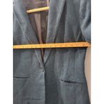Banana Republic  Blazer Women Blue Wool Blend Twill Suit Jacket Size 8 Photo 7