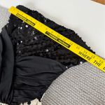 ZUM ZUM Vtg 80s Taffeta Ivory Black Polka Dot Bow Back Strapless Prom Dress 9 Jr Size undefined Photo 8