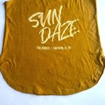 Next Level Apparel Women’s Sun Daze FGL House Tank Top in Mustard Yellow Size S Photo 7