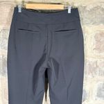 Athleta  Black High Waisted Straight Leg Zipper Pocket Casual Dress Pants Size 10 Photo 9
