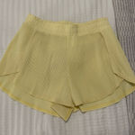All In Motion  yellow ribbed running shorts  Photo 0