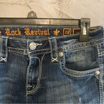 Rock Revival Lam Mid-Rise Straight Sz 28 distressed Photo 1