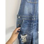 American Eagle Outfitters Women’s XS Tomgirl Overalls Distressed Stretch Denim Photo 3