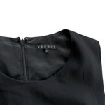 Theory Women’s Olvana Pleated Skirt Sleeveless Sheath Mini Dress in Black Size 0 Photo 3