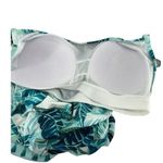 Swimsuits For All Plus Size Lightweight Blouson Tankini Top Size 16 Teal Ropes Green Photo 1