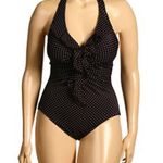 MiracleSuit  Isabella Ruffle Front One Piece Swimsuit Brown Womens Size 10 Photo 0