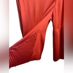 Banana Republic X OLIVIA PALERMO | PLEATED BELL-SLEEVE TOP Women’s M Cayenne Photo 5