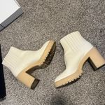 Dolce Vita Castero H20 Ivory Heeled Boots White Size 9.5 Photo 2