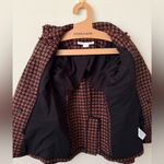 Veronica Beard Taja Houndstooth Check Cotton Blend Dickey Jacket blazer Sz0 Photo 7