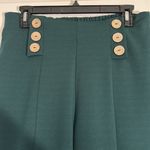 Haute Monde Women's  Emerald Green Wide Pants Trousers Size Large GUC #3099 Photo 1