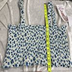 Vanilla Star Jeans NWT Juniors Floral-Print 2 piece skirt short set Size XL linen blend smocked top Photo 10