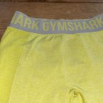 Gymshark Woman’s Vibrant Yellow Shorts with Gray Waistband small Photo 1