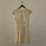 Urban Outfitters The East Order Erin Lace Up Square Neck Cottage Core M dress Yellow Size M Photo 9