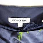 Veronica Beard Bixie Silk Satin Stretch Lace Trim Tank Slip Dress Blue Floral 2 Photo 2