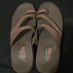 Skechers REGGAE SLIP ON SANDALS WO SIZE 9(10”) BROWN MULTICOLOR STRAPS CLEAN Photo 7