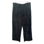 Victoria secret PINK Teddy Wide Leg Pajama Pants sz XL Black Photo 3