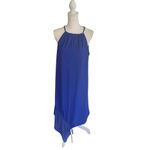 Rachel Roy NWT  June Santorini Blue Sleeveless Asymmetrical Halter Dress Size XXL Photo 1