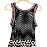 Joseph Ribkoff  Set Women's Size US 10 UK 12 Tank Sweater Polka Dots Pink Flutter Photo 4
