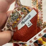 Madewell  | Embroidered  Sweater Knit Tank in Burnt Orange Size XS Photo 6