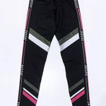 NEW Jaggad XS Rocky Barnes Lafayette Legging Black Logo Stripe Gym Tight Workout Photo 5