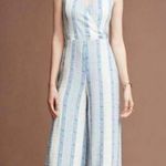 Line and Dot Anthropologie Revolve  Agatha Striped Halter Jumpsuit Sz S Boho Photo 0