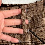 Alice + Olivia Brown Tweed Plaid Flared Leg Pants. Size 0 Photo 7