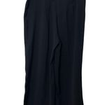 superdown Brooke Wide Leg Pants Black High Rise Cropped Flowy Women’s Size Large Photo 3
