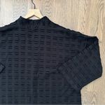 Eileen Fisher Organic Cotton Shadow Square Jacket in Black Size Extra Large Photo 2