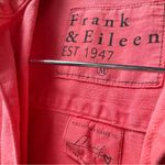 Frank & Eileen Mary Shirtdress Famous Denim Distressed Dress Pink Medium $328 Photo 7