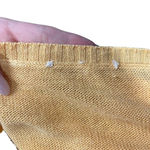 Eileen Fisher Orange Yellow Knit Organic Linen Side Button Sweater Size Medium Photo 6