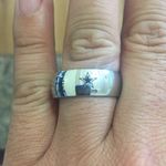 8mm Silver Dallas Cowboys Ring Photo 1