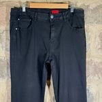 V Cristina Black Beaded Fringe Crop Pants Women's Size 14 Cropped Jeans Photo 1