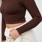 Aerie OFFLINE By  Seamless Waffle Long Sleeve T-Shirt Photo 2