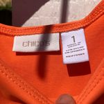 Chico's CHICO’S Orange Microfiber Tank Top 1 Photo 2