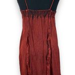 Vintage Step In Style Red & Black Embroidered Dress Size XS Photo 13