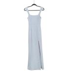 Show Me Your Mumu Light Blue Square Neck Pageant Prom Floor Length Gown Xs Photo 1