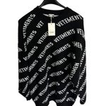 Vetements All Over Logo Sweater Size XL Photo 0