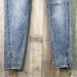 Evidnt Los Angeles Size 26 Tate Skinny Distressed Blue Jeans 3” Slit Pan… Photo 3