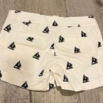 J.Crew ‎ white boat pattern shorts size 4 Photo 5