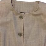 Handmade Women’s Blush Blazer Collarless Size Small Photo 4