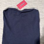 Edikted  Dark Blue Textured Top Photo 0