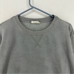 Hippie Rose  Long Sleeve Pullover Crewneck Sweatshirt Large Gray Photo 1