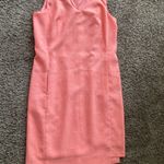 Kasper Pink Sheath Midi Dress V-Neck Sleeveless Photo 2