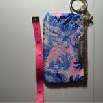 Lilly Pulitzer  Wallet Shade Seekers Zip‎ ID Case Gold Tone Keychain Card Holder Photo 3