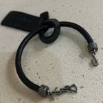 Saint Laurent OPYUM Bracelet In Crinkled Leather And Metal size L Photo 7
